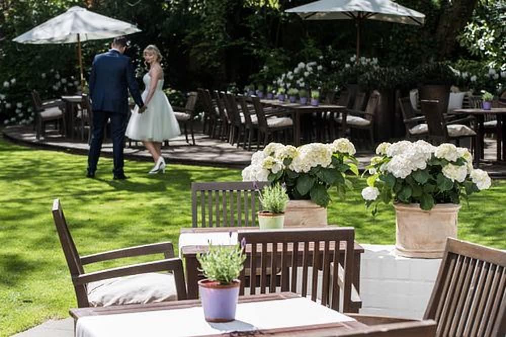 Privathotel Lindtner Hamburg Ngoại thất bức ảnh The garden